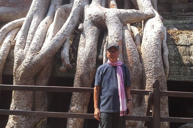 1-Day private Angkor Temple Tour with Sun Rise by Tuk Tuk from Siem Reap - Ta Prohm, roots, walls, and a local lunch