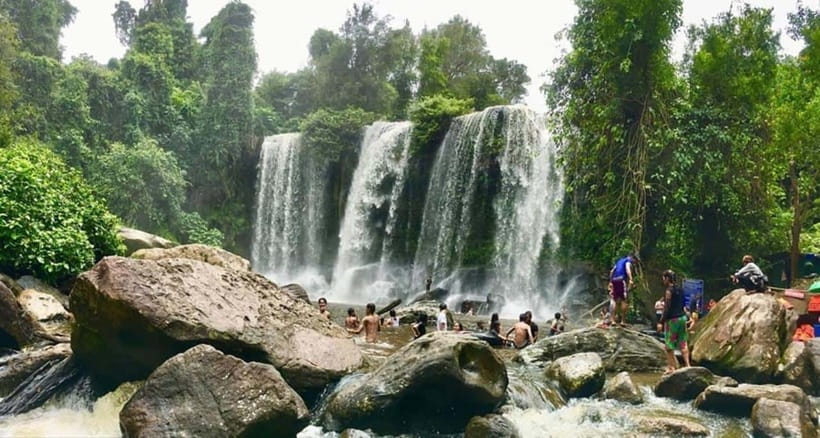 2-Days Angkor & Banteay Srei & Kulen Mountian Waterfall Tour - Ta Nei and Angkor Thom’s stone faces