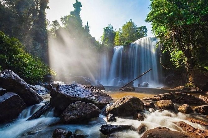 2-Days Private Tour Discovery Angkor Wat , Waterfall and Beng Mealea Temple - Phnom Kulen, waterfall and sacred carvings