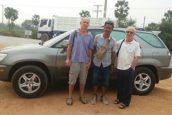 A day Trip Sightseeing Phnom Penh - Siem Reap - Private English Speaking Driver - Kampong Kdei Bridge and its naga carvings