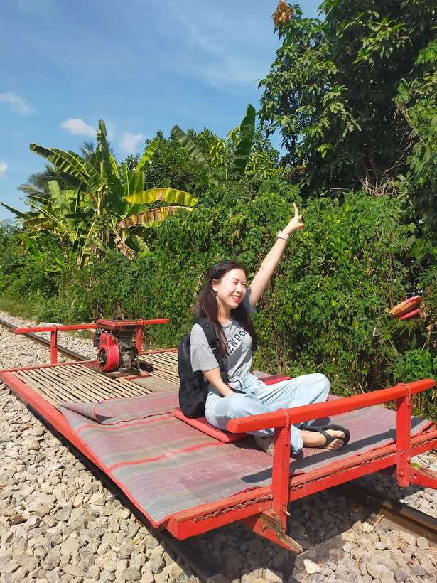A Day TukTuk Bambootrain, Banan, Killing & Bat Caves, Sunset - Wat Banan and the 358-step climb