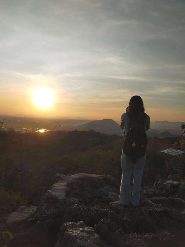 A Day TukTuk Bambootrain, Banan, Killing & Bat Caves, Sunset - Phnom Sampov brings Cambodia’s painful past into view