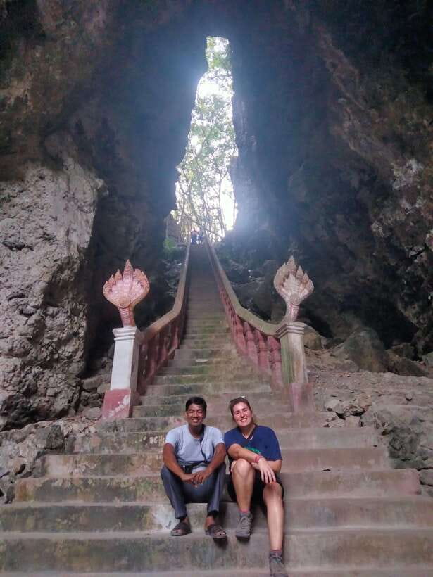 Afternoon Tour: Bamboo Train, Killing Cave &Bat Cave - Fruit plantations, village roads, and a suspension bridge