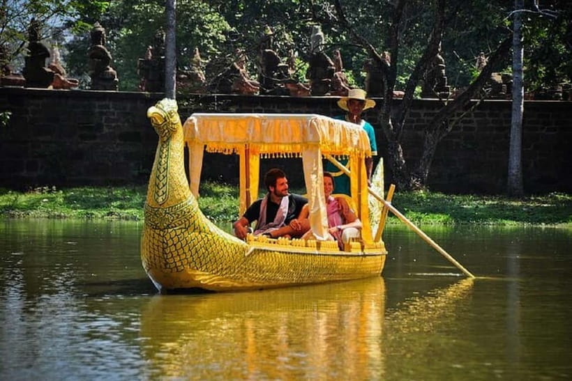 Angkor Bike tour & Gondola Sunset Boat - Angkor Park after the temples close
