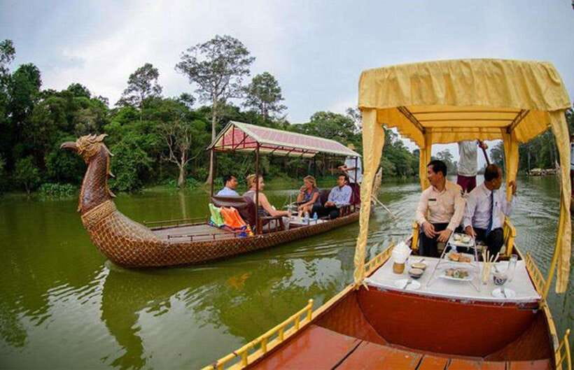 Angkor Bike tour & Gondola Sunset Boat w/ Drinks & Snack - Starting at 1:30 PM from your hotel
