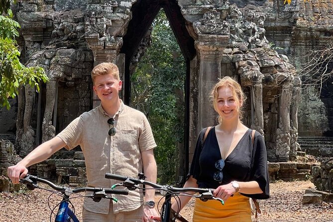 Angkor Sunrise Expedition Cycling Through Serene Backroads - 4:30 am pickup and the first light at Angkor Wat