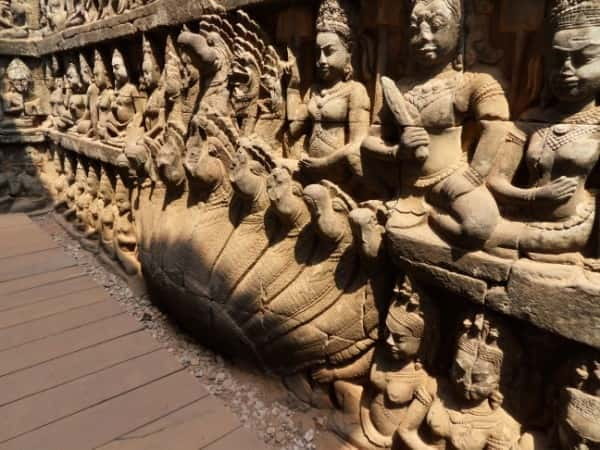 Angkor Thom Afternoon Tour by Tuk Tuk - Bayon Temple and the faces in the stone
