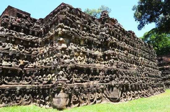 Angkor Thom Afternoon Tour by Tuk Tuk - The Terrace of the Elephants and Khmer royal ceremony