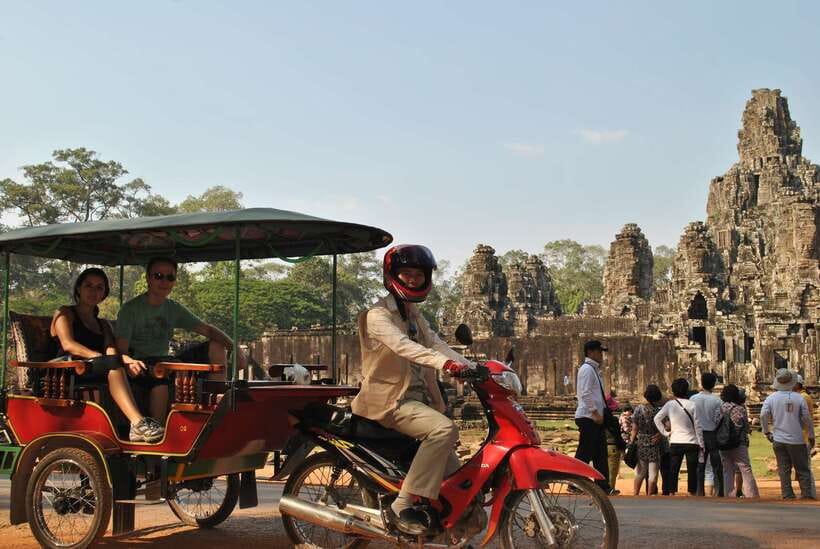 Angkor Thom Afternoon Tour by Tuk Tuk - Entering the citadel through Angkor Thom’s South Gate