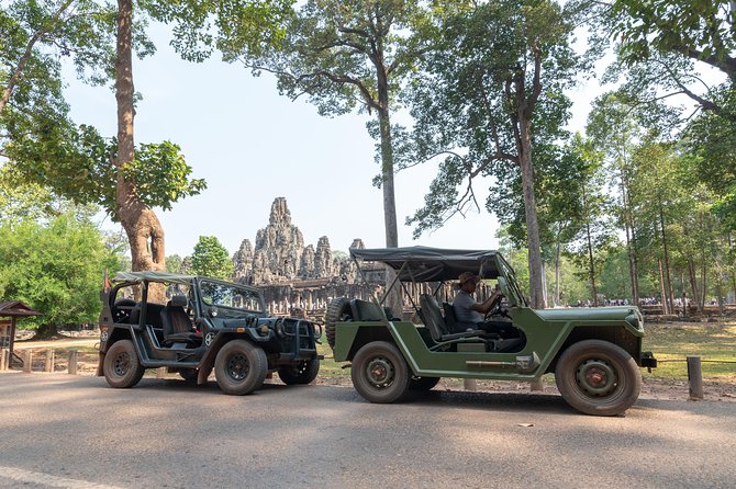 Angkor Wat by Vintage Jeep – Private Tour - Angkor Thom and the smiling faces of Bayon
