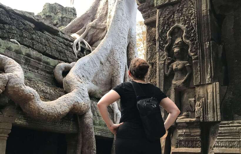 Angkor Wat by Vintage Jeep – Private Tour (Optional Sunrise) - Angkor Thom and Bayon’s stone faces