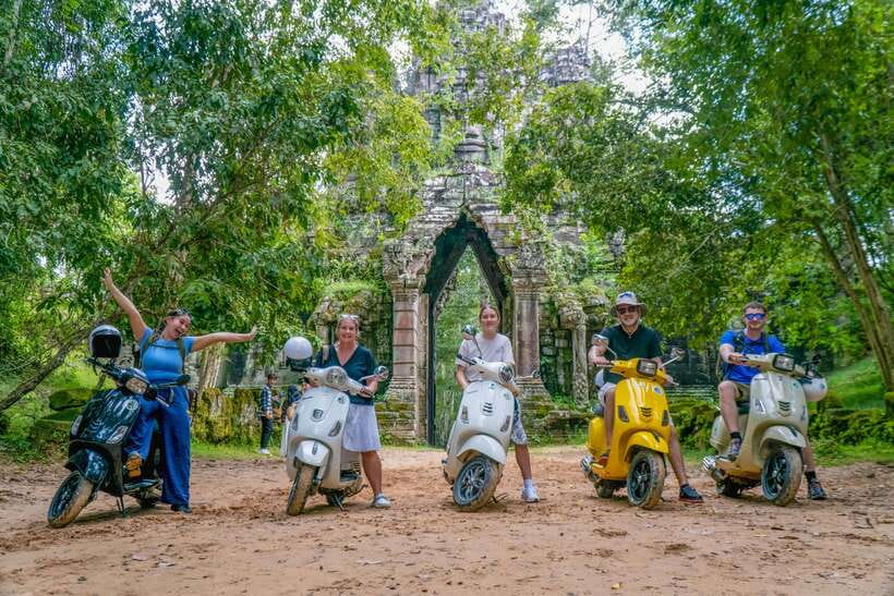 Angkor Wat: Guided Vespa Tour / Tuk Tuk or Car - Ta Prohm and the trees around the ruins