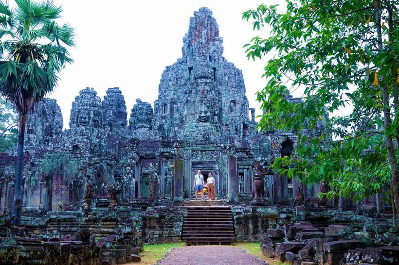 Angkor Wat one Day Private Tour for All Highlight Temples - Tonle Om Gate and the scale of Angkor Thom