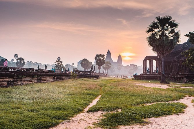 Angkor Wat Small-Group Sunrise Tour from Siem Reap - Angkor Wat from darkness into daylight