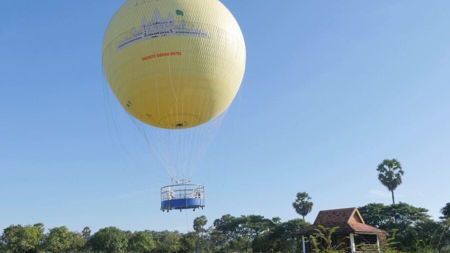 Angkor Wat: Small-Group Tour with Balloon Ride and Lunch - Bayon and its many stone faces