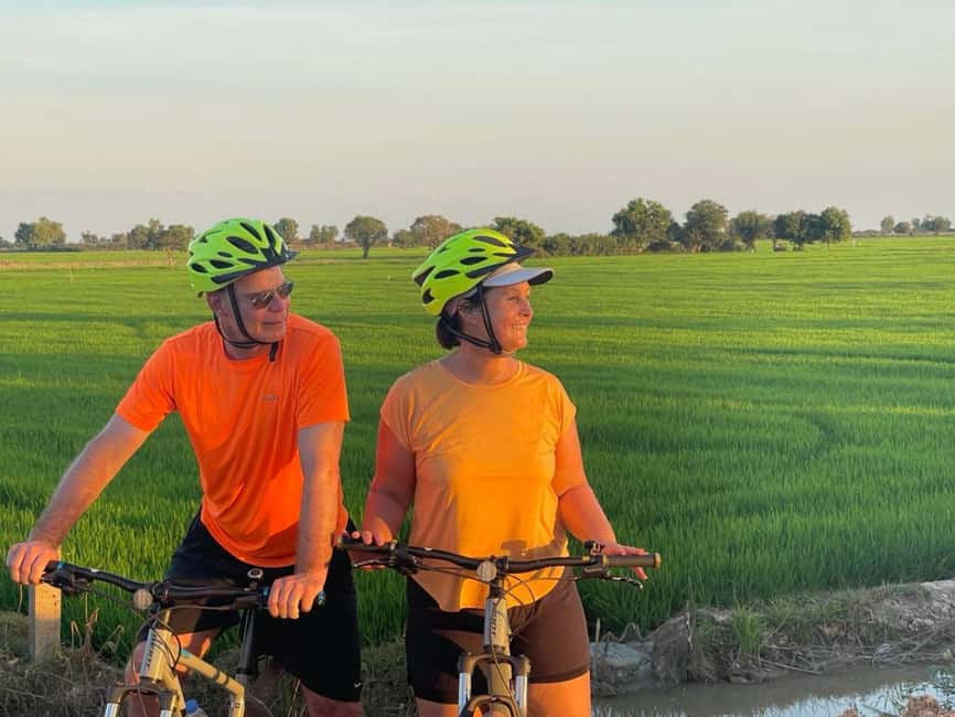 Angkor Wat Sunrise Bike Tour with Monk Blessing & Lunch - Cycling past villages and jungle trails
