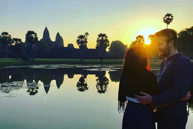 Angkor Wat Sunrise by Tuk Tuk – Personalized Private Tour - The Victory Gate and Bayon’s stone faces
