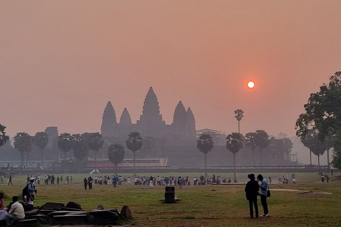 Angkor Wat Sunrise & Highlight The Most Iconic Temple - Bayon and Angkor Thom finish with faces and daily life