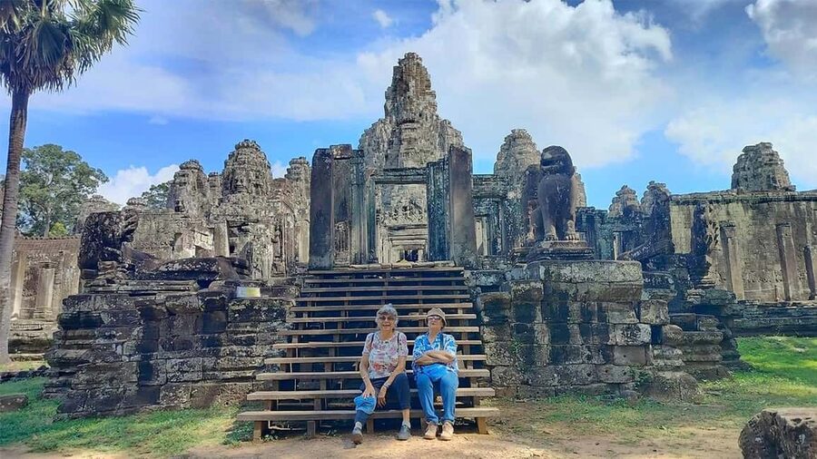 Angkor Wat Sunrise Tour Half-Day (Join-In-Tour) - Bayon and its famous stone faces