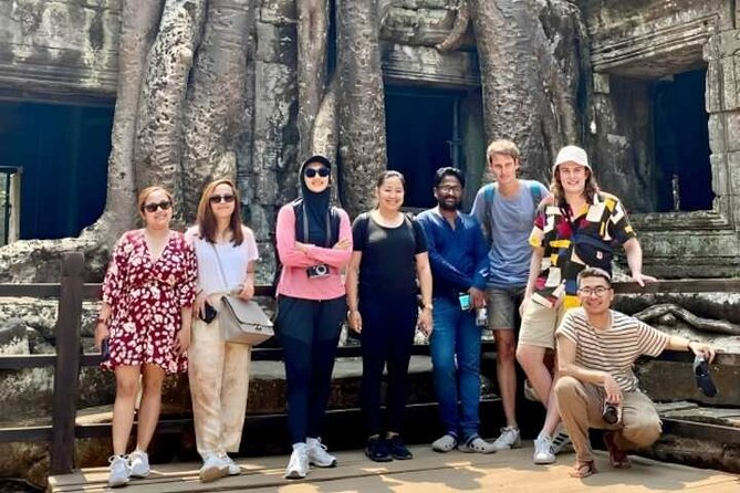 Angkor Wat Sunset Small Group Tour with Lunch Included - Ta Prohm and the Trees Over the Ruins