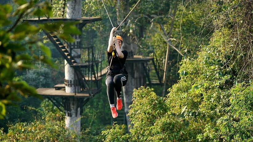 Angkor Zipline and Discover Highlight Angkor wat with Sunset - Ta Prohm and the forest around the ruins