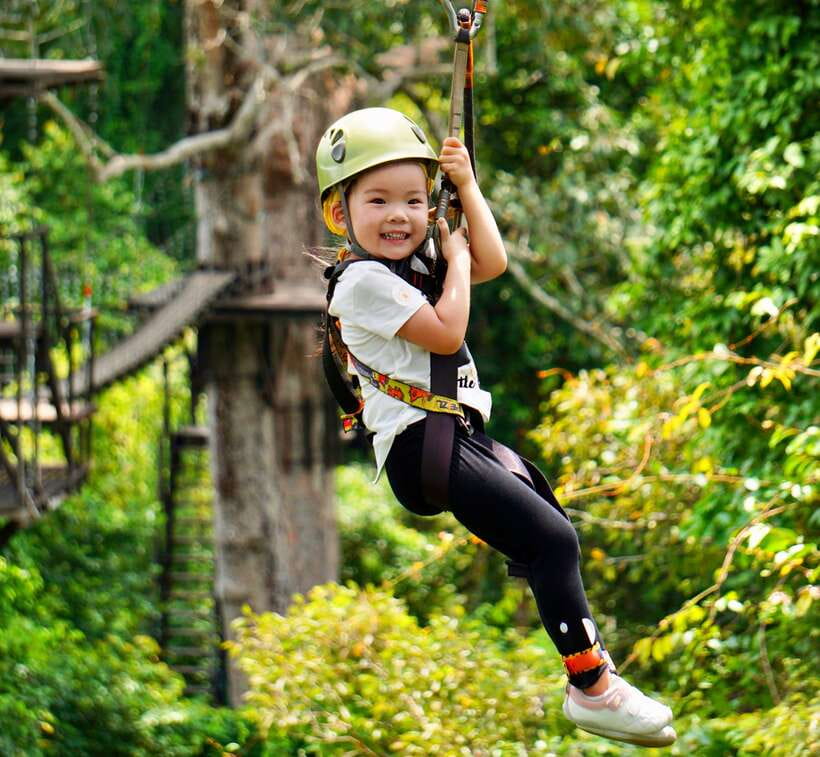 Angkor Zipline Eco-Adventure Canopy Tour - The safety demonstration comes first