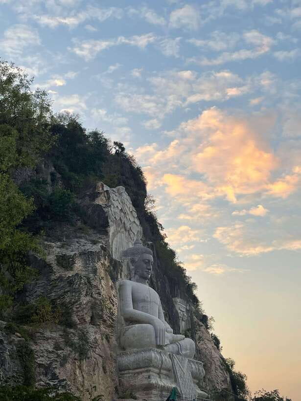 Battambang: Bamboo Train, Bat Cave and Killing Cave Tour - Battambang’s colonial buildings and city symbols