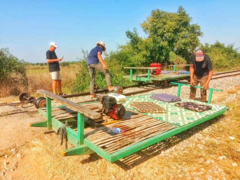 Battambang: Bamboo Train, Bat Cave, Killing Cave by Tuk Tuk - A Muslim community and the road through rural Cambodia