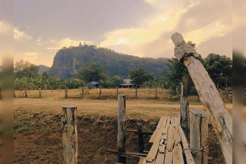 Battambang: Bamboo Train, Bat Cave, Killing Cave by Tuk Tuk - Monkeys, summit views, and the wait for sunset