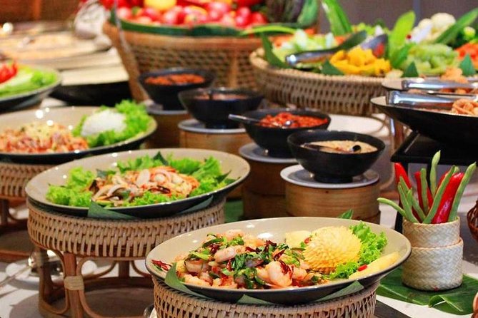 Buffet dinner with Apsara Show (Free 2 ways hotel transfer) - A large dining hall with a possible heat problem