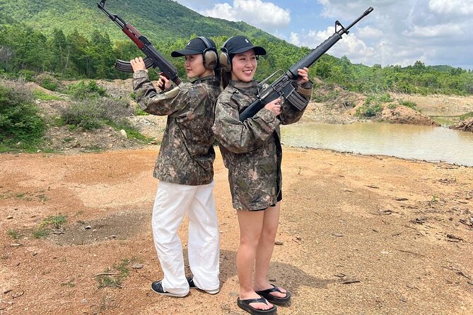Cambodia experience shooting range outdoor - Beer, soft drinks, and the question of moderation
