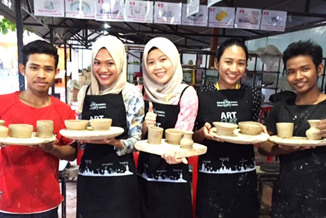Cambodian Pottery Class in Siem Reap - Firing, Glazing, and Getting Your Pottery Back