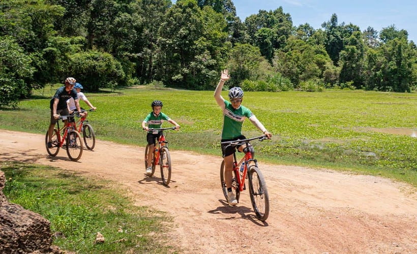 Cycle Angkor Backroad Bike Tour / E-Bike or Tuk Tuk - Forest paths to Ta Prohm