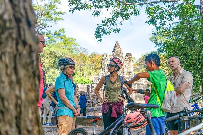 Cycle the Angkor Backroads with lunch / E-Bike or Tuk Tuk - Riding Toward Angkor Thom and Bayon