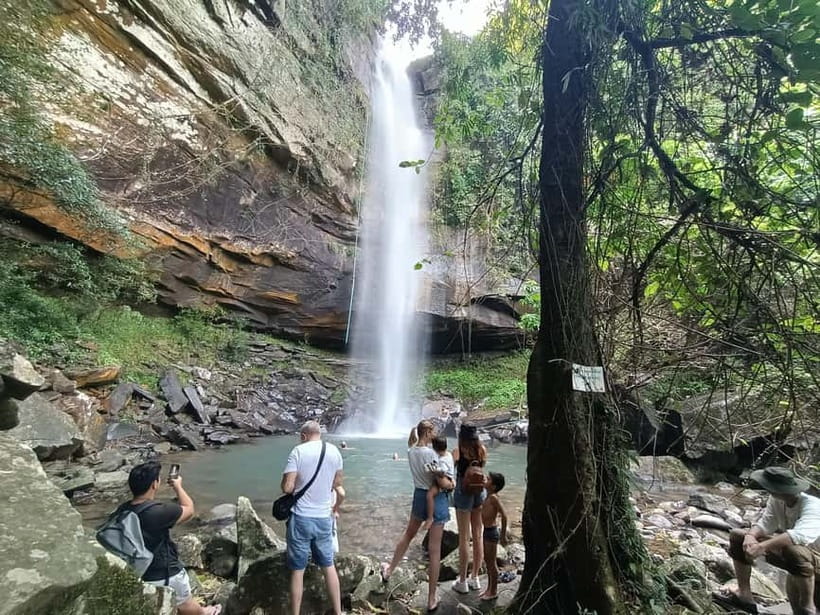 Discover Hidden Waterfall, Jungle Trekking, Swim Incl Snacks - Arriving at the waterfall and its pools