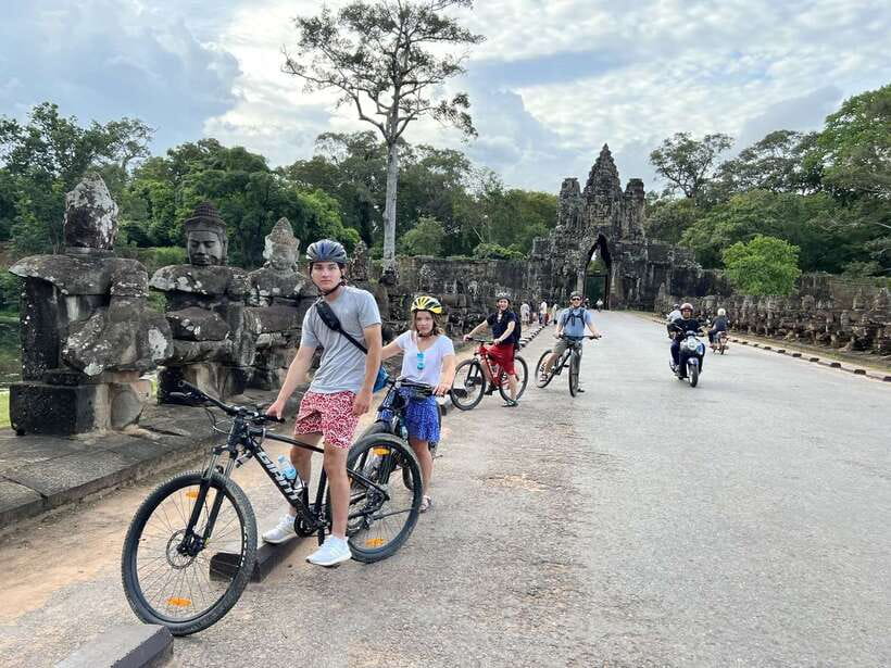 Explore Angkor Wat by Bike and Sunset - Lunch around 12:30 p.m.