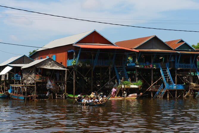Exploring the Enchanting Kampong Phluk Floating Village - Seeing Kampong Phluk’s tall houses up close