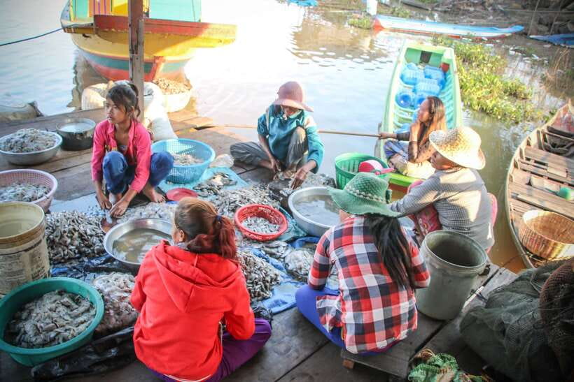 Floating Village and Tonlé Sap Sunset Tour - The 30-minute motorboat ride to Mey Chrey
