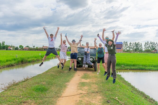 Floating Village Sunset Boat & Jeep Tour - Inclusive Drinks - Tonle Sap at twilight, with drinks and local snacks