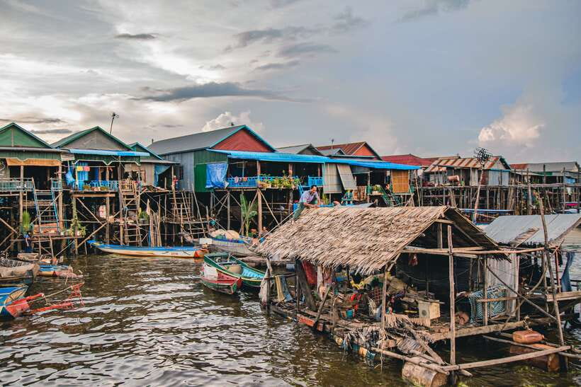 Floating Village Sunset boat Vespa Tour / Tuk Tuk Available - What the $55 price really includes