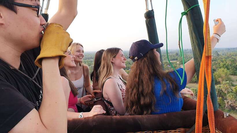 From Krong Siem Reap: Angkor Hot Air Balloon Ride w/ Pickup - Small tips for getting more from the flight