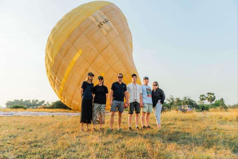 From Krong Siem Reap: Angkor Hot Air Balloon Ride w/ Pickup - Bakong and Lolei from above