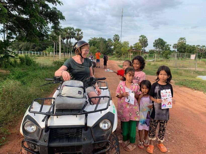 From Siem Reap: 02 Hours Quad Bike Tour in Countryside - A Cambodian Buddhist Monastery Along the Route