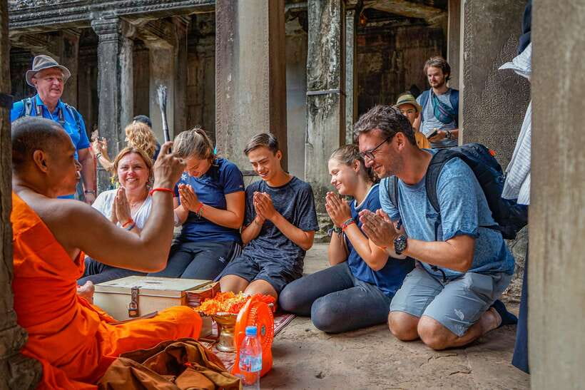 From Siem Reap: Angkor Wat Full-Day Private Tour & Sunrise - Entering Angkor Thom through the Ancient Gate