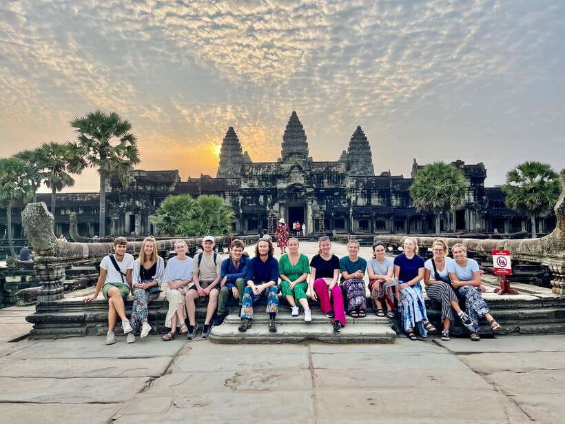 From Siem Reap: Angkor Wat Sunrise and Temples E-Bike Tour - Bayon’s smiling faces and the Victory Gate