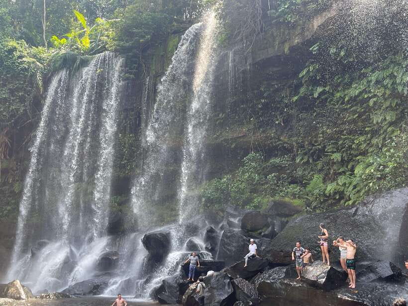From Siem Reap: Banteay Srei and Kulen Waterfall Guided Tour - Preah Ang Thom and the reclining Buddha