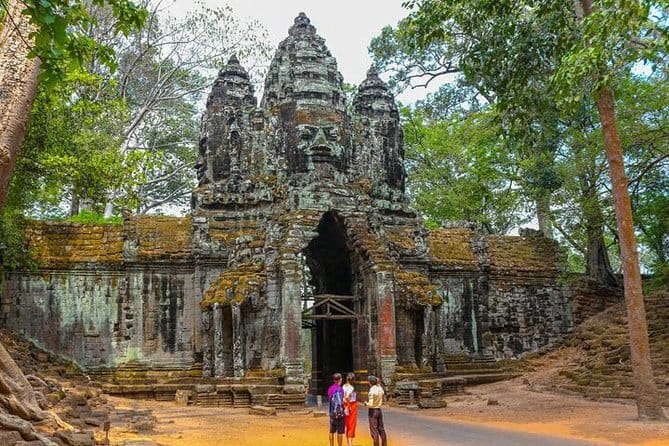 Full Day Discover Angkor Wat Archaeological with local guide - Passing through the South Gate of Angkor Thom