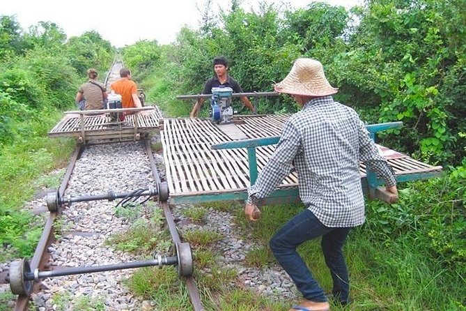 Full Day From Siem Reap - Bamboo Train, Killing Cave & Sunset - Riding the one-track Bamboo Train