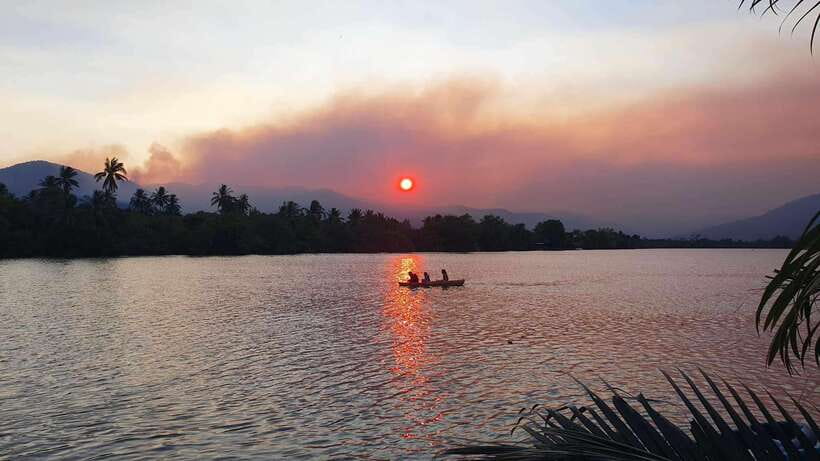Green Cathedral Kayaking Journey & Reflection River View - Arriving at Bopha Prey Kampot