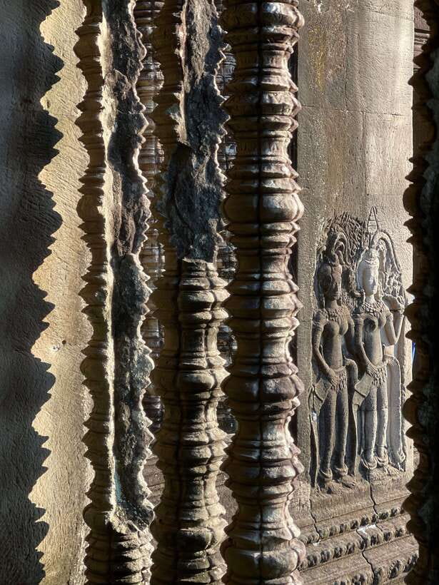 Guided Tour of Angkor Wat, Bayon, Ta Prohm, and Banteay Srei - Banteay Srei’s pink sandstone detail